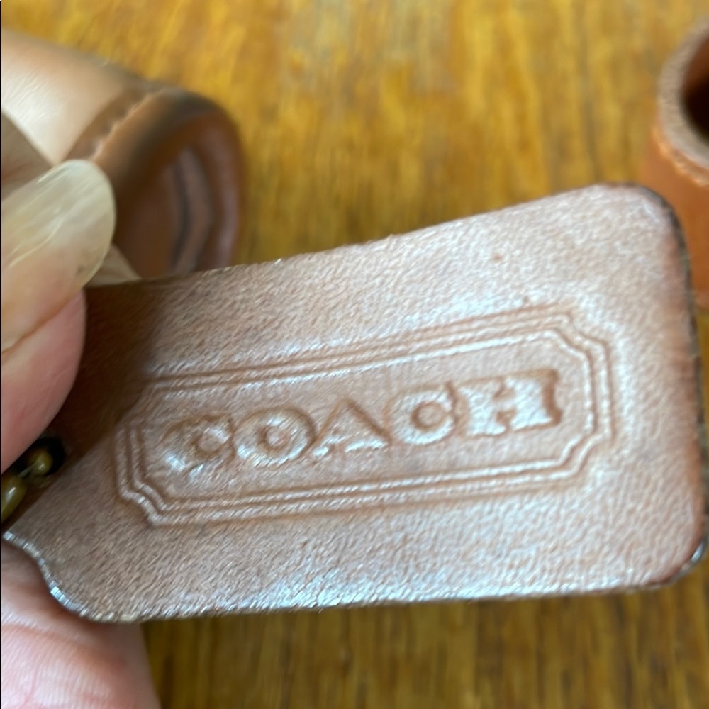 Vintage Coach Abbie 9017 Brown Leather Crossbody Bag - Picture 5 of 7